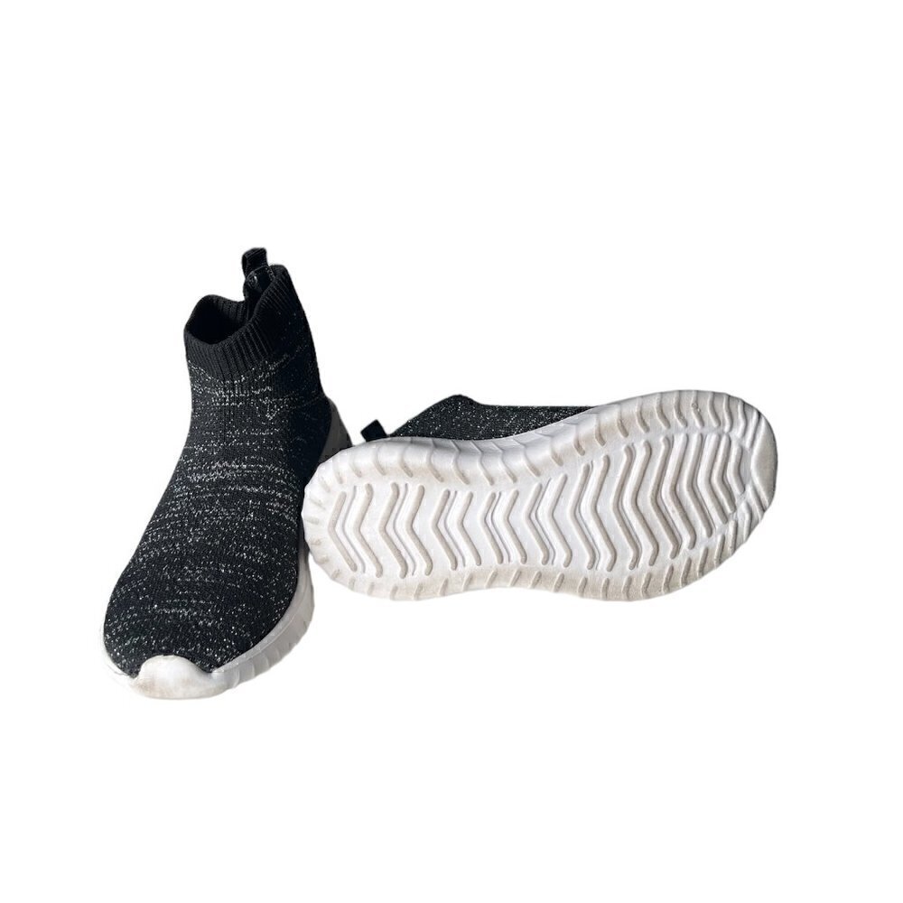 KIDS minimalist knit slip black Sneakers. size 12 - Picture 3 of 5